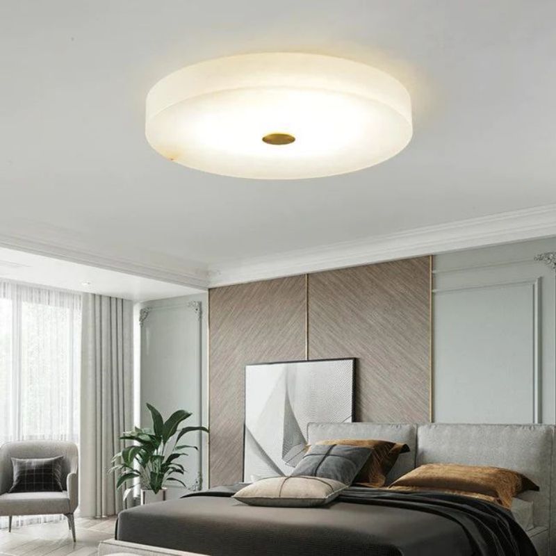Alabaster Round Led Flushmount 11.8" 15.7" 19.7"-Flush Mount-15.7"-Arialamps