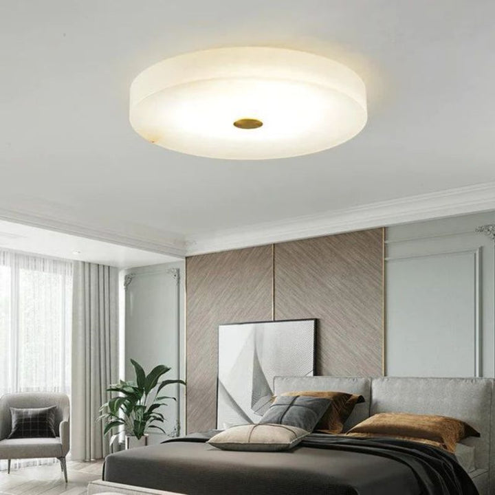 Alabaster Round Led Flushmount 11.8" 15.7" 19.7"-Flush Mount-15.7"-Arialamps