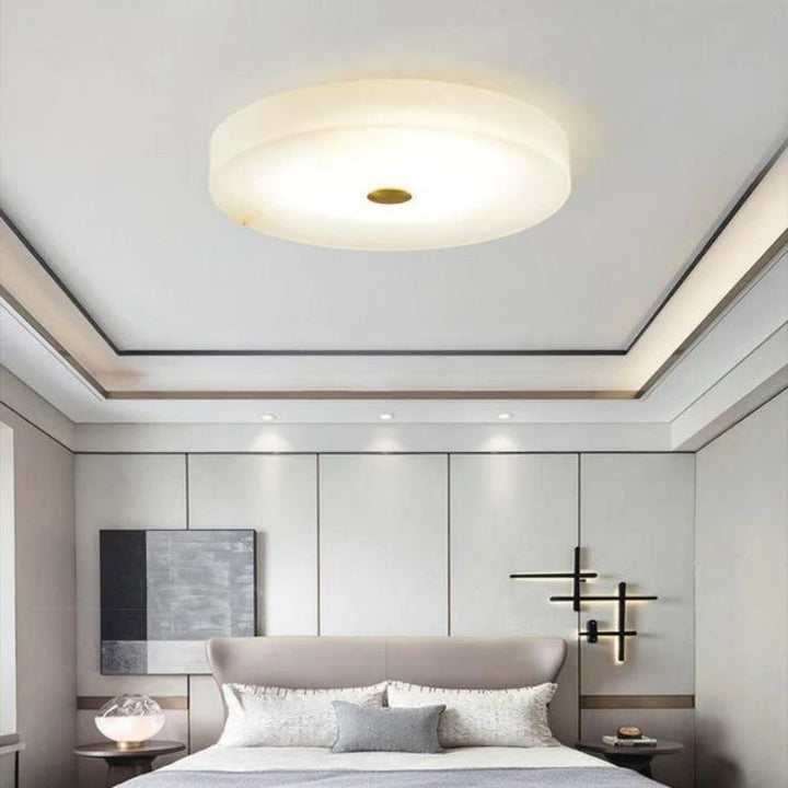 Alabaster Round Led Flushmount 11.8" 15.7" 19.7"-Flush Mount-19.7"-Arialamps
