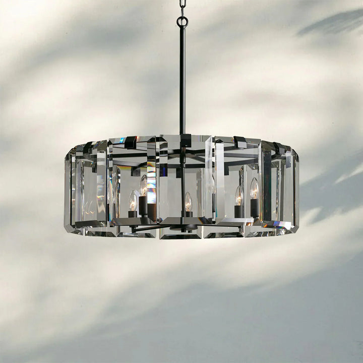 Amaye Round Chandelier 5/7-Light-7-Light 30''-Bronze-