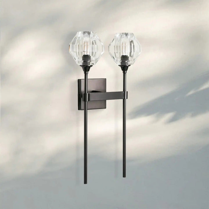 Amoroso 2-Light Wall Sconce-Lighting-BRONZE-Arialamps