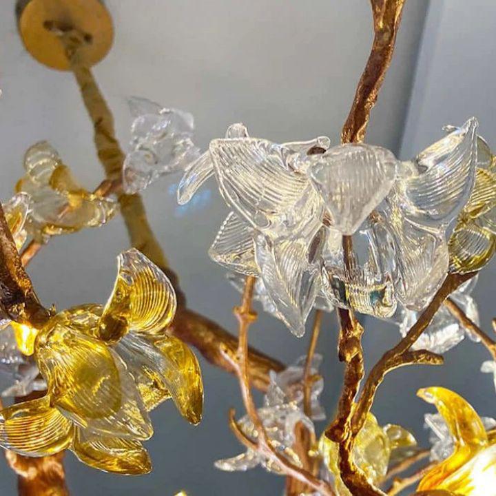 Aosta Branch Chandelier-chandeliers for dining room,chandeliers for stairways,chandeliers for foyer,chandeliers for bedrooms,chandeliers for kitchen,chandeliers for living room-Arialamps