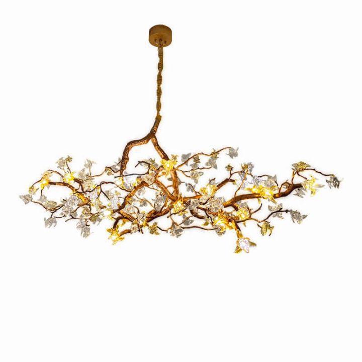 Aosta Branch Chandelier-chandeliers for dining room,chandeliers for stairways,chandeliers for foyer,chandeliers for bedrooms,chandeliers for kitchen,chandeliers for living room-L 39.4″(100cm) x W 17.7″(45cm) x H 19.7″(50cm)-Arialamps