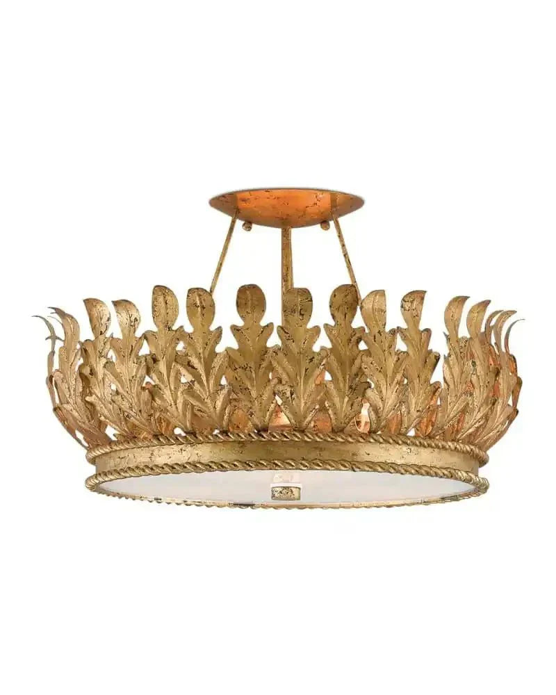 Arcadia Semi - Flush Mount Chandelier 18.5'' For living room, bed room, Foyer Entryway - Arialamps