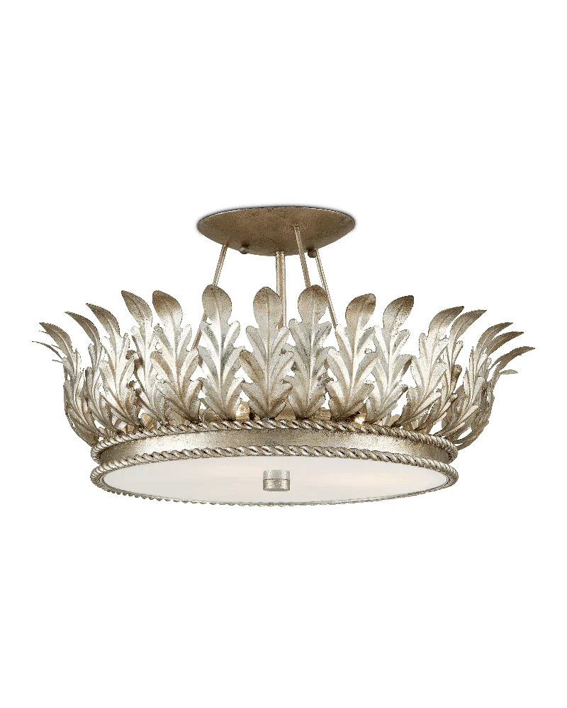 Arcadia Semi - Flush Mount Chandelier 18.5'' For living room, bed room, Foyer Entryway - Arialamps