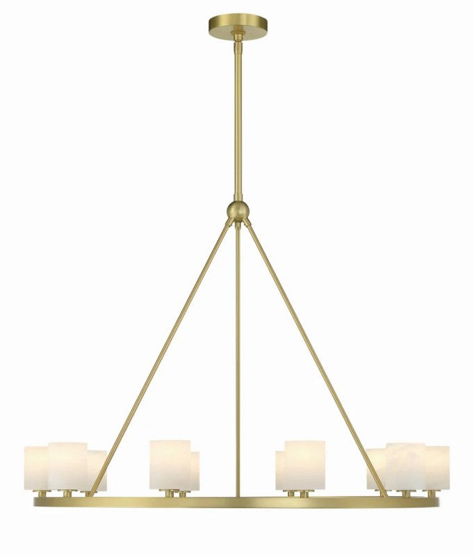 Argona 12 Light Alabaster Chandelier-chandelier for bedroom,chandelier for dining room,chandelier for stairways,chandelier for foyer,chandelier for bathrooms,chandelier for living room-Arialamps