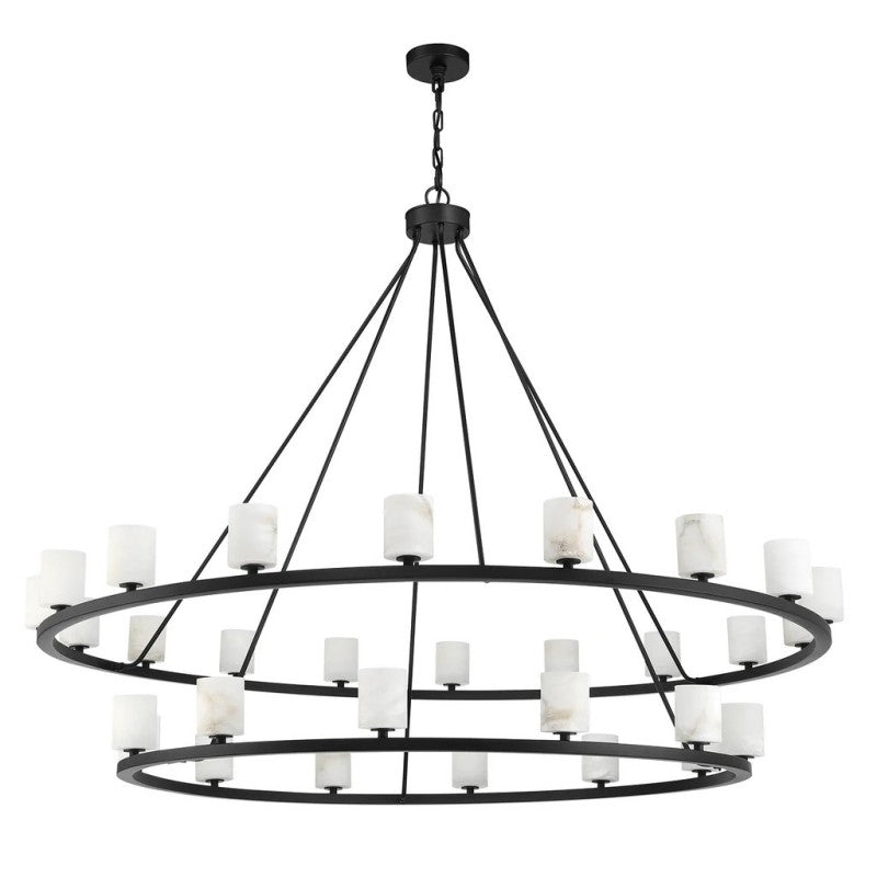 Argona 30 Light Alabaster Chandelier-chandelier for bedroom,chandelier for dining room,chandelier for stairways,chandelier for foyer,chandelier for bathrooms,chandelier for living room-Arialamps