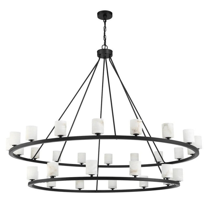 Argona 30 Light Alabaster Chandelier-chandelier for bedroom,chandelier for dining room,chandelier for stairways,chandelier for foyer,chandelier for bathrooms,chandelier for living room-Arialamps