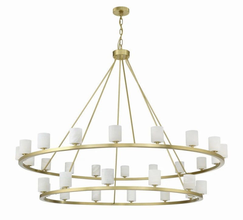 Argona 30 Light Alabaster Chandelier-chandelier for bedroom,chandelier for dining room,chandelier for stairways,chandelier for foyer,chandelier for bathrooms,chandelier for living room-Arialamps