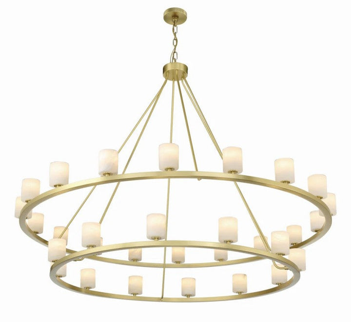 Argona 30 Light Alabaster Chandelier-chandelier for bedroom,chandelier for dining room,chandelier for stairways,chandelier for foyer,chandelier for bathrooms,chandelier for living room-Arialamps