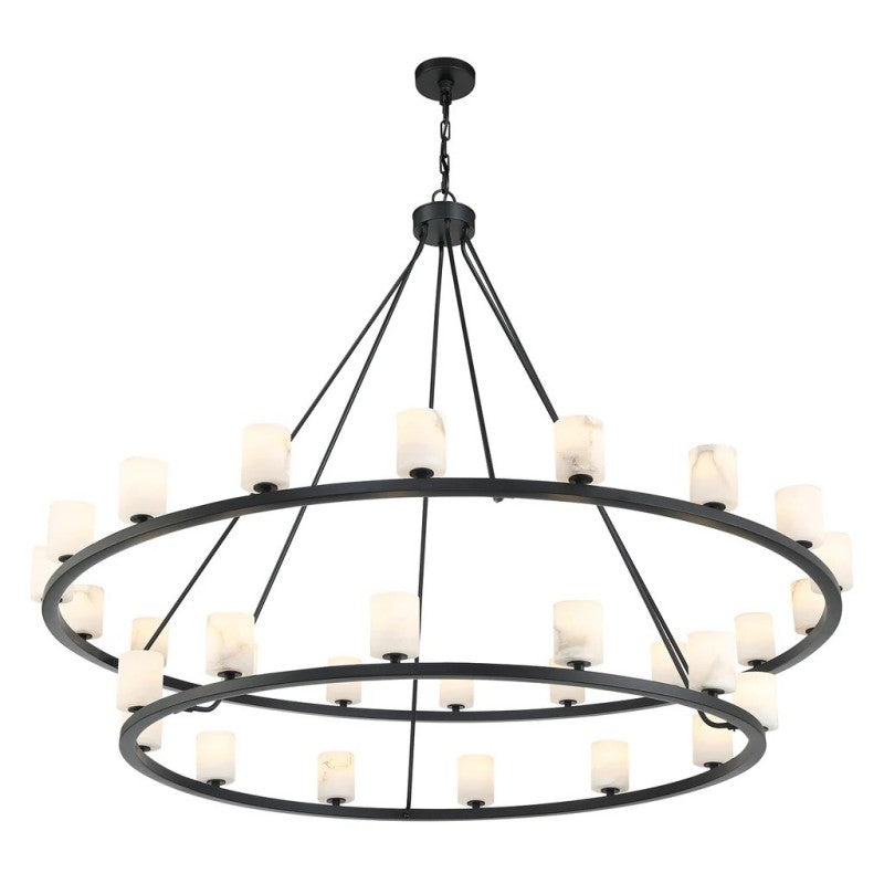 Argona 30 Light Alabaster Chandelier-chandelier for bedroom,chandelier for dining room,chandelier for stairways,chandelier for foyer,chandelier for bathrooms,chandelier for living room-Arialamps