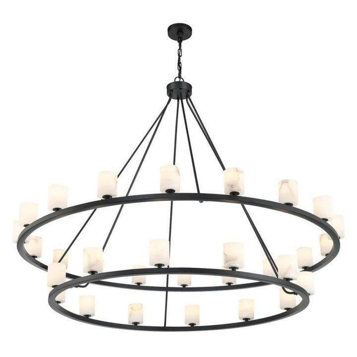 Argona 30 Light Alabaster Chandelier-chandelier for bedroom,chandelier for dining room,chandelier for stairways,chandelier for foyer,chandelier for bathrooms,chandelier for living room-Arialamps