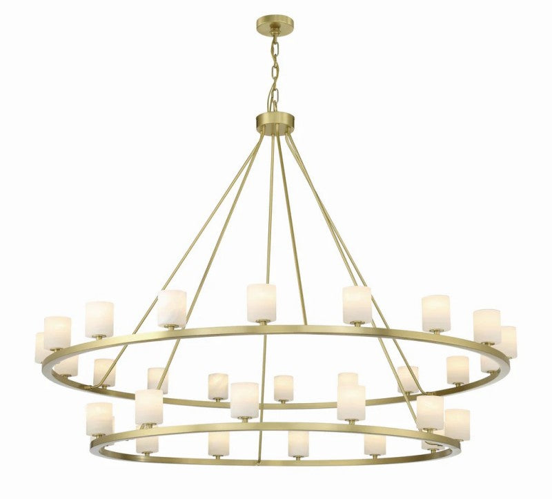 Argona 30 Light Alabaster Chandelier-chandelier for bedroom,chandelier for dining room,chandelier for stairways,chandelier for foyer,chandelier for bathrooms,chandelier for living room-Brass-Arialamps