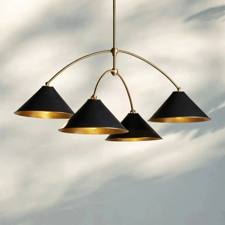 Arno 4 - Light Round Chandelier - Arialamps