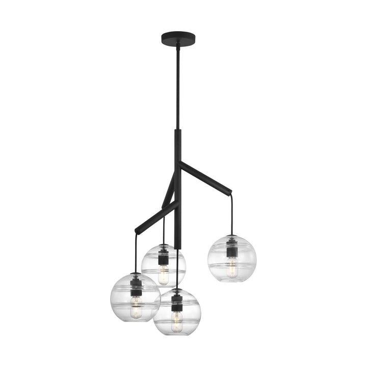 Art Glass Ball Sedona Chandelier - Arialamps