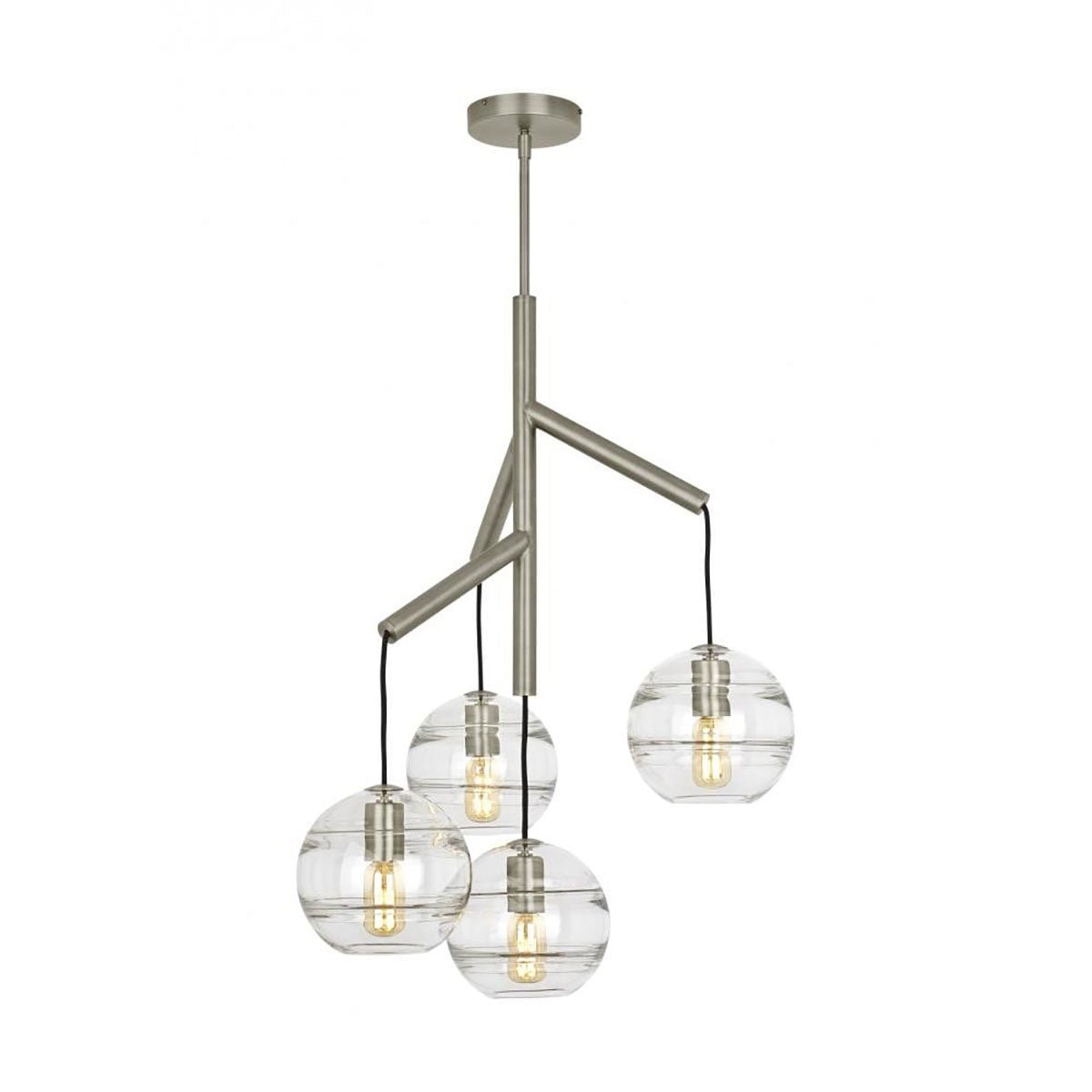Art Glass Ball Sedona Chandelier - Arialamps