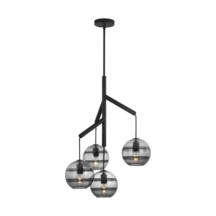 Art Glass Ball Sedona Chandelier - Arialamps