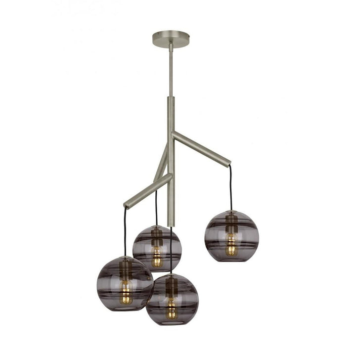 Art Glass Ball Sedona Chandelier - Arialamps