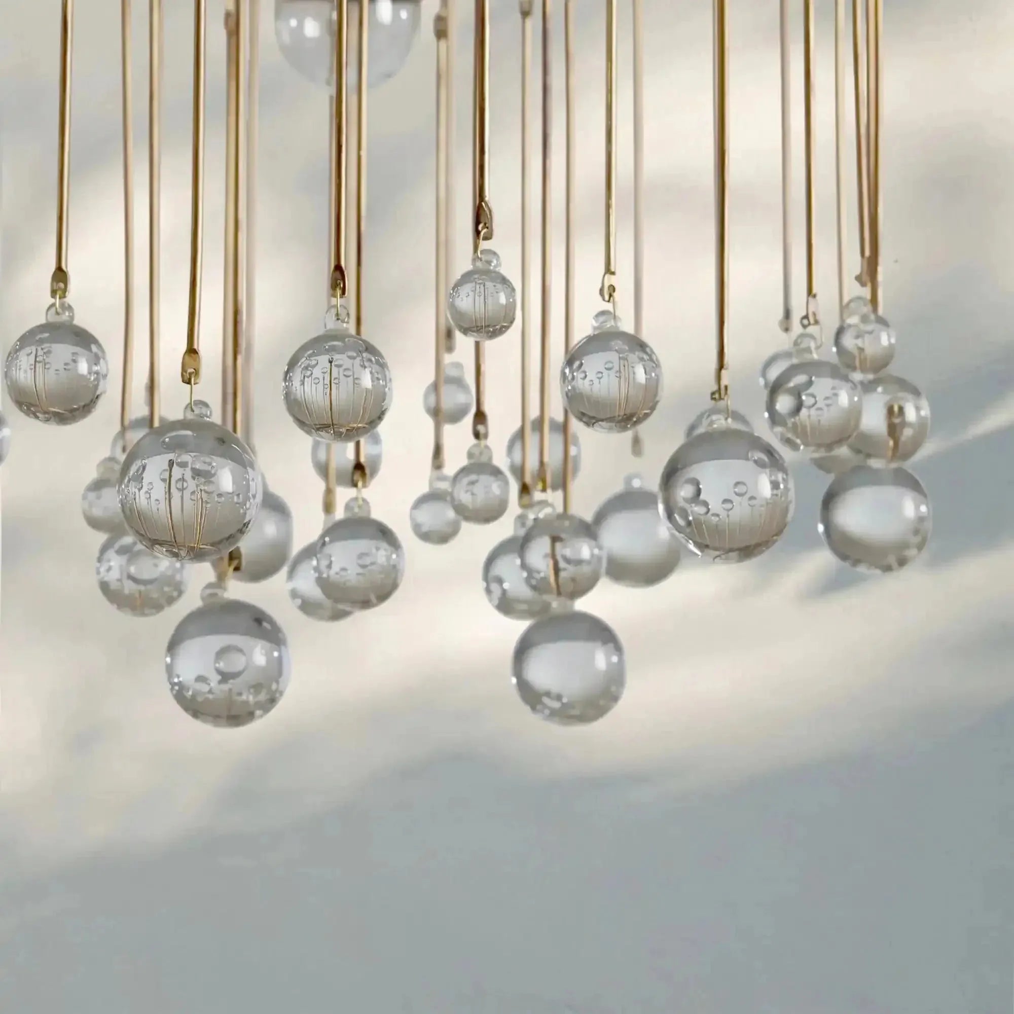 Aubrey Modern Crystal Ball Pendant Lamp - Arialamps