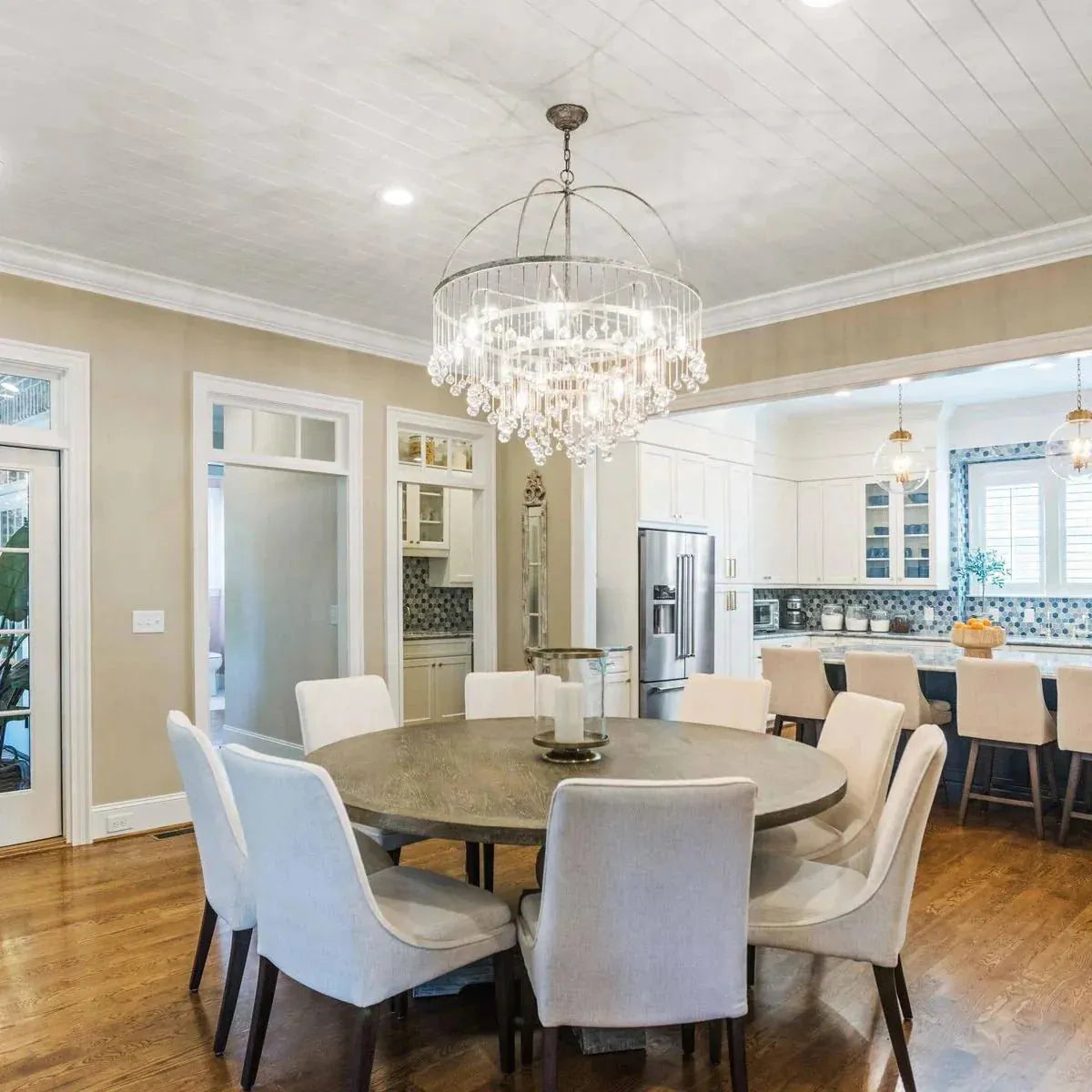 Aubrey Round Chandelier - Arialamps