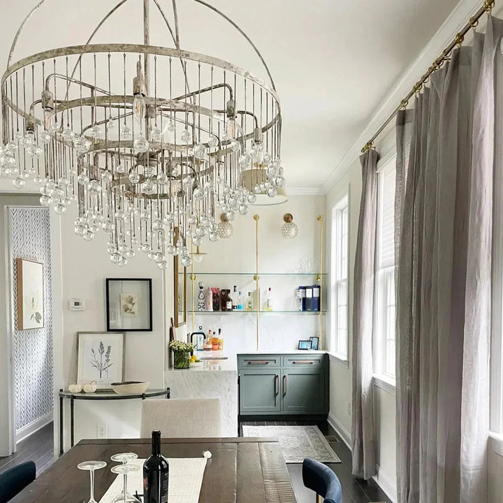 Aubrey Round Chandelier - Arialamps