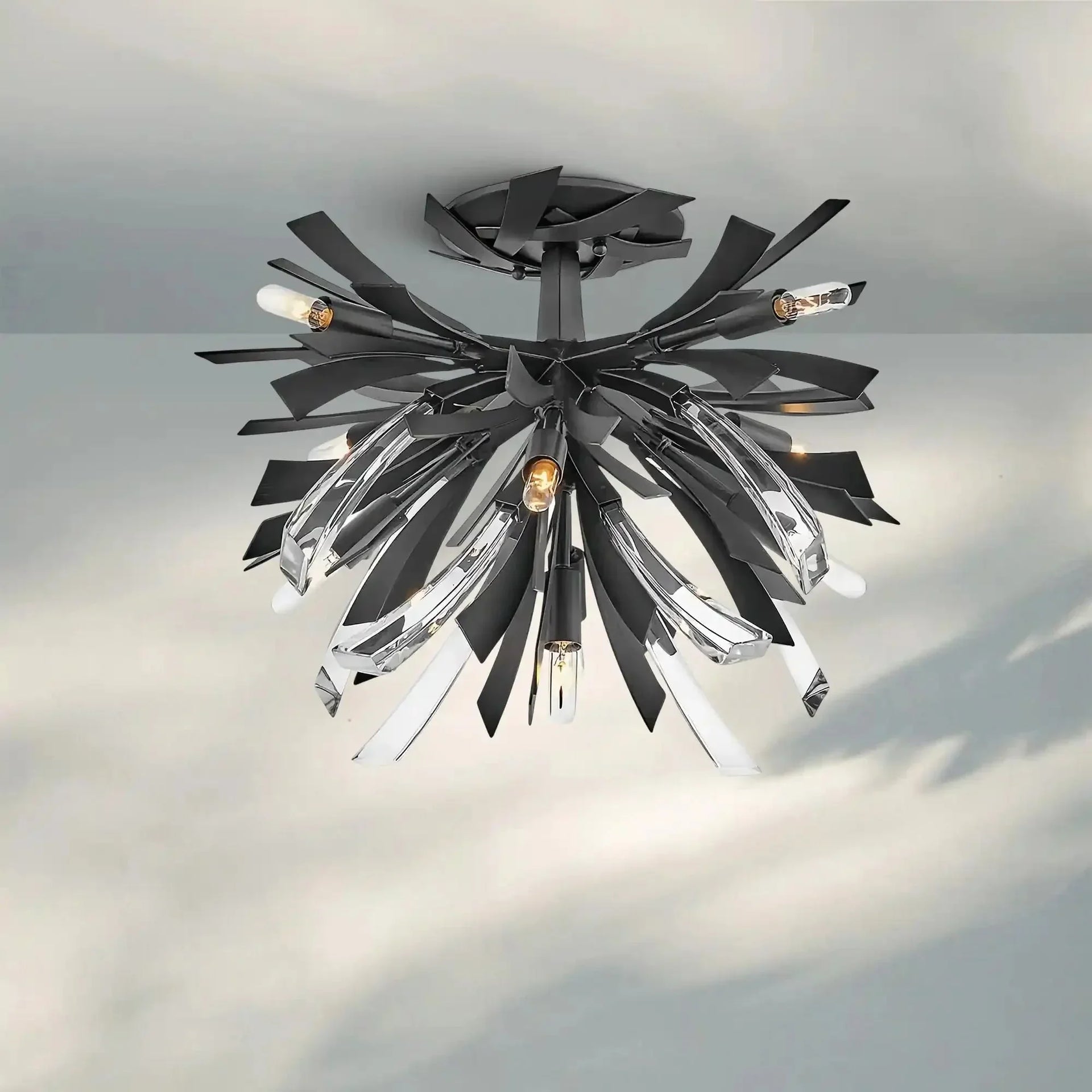 Aurora Large Semi - Flush Mount - Arialamps