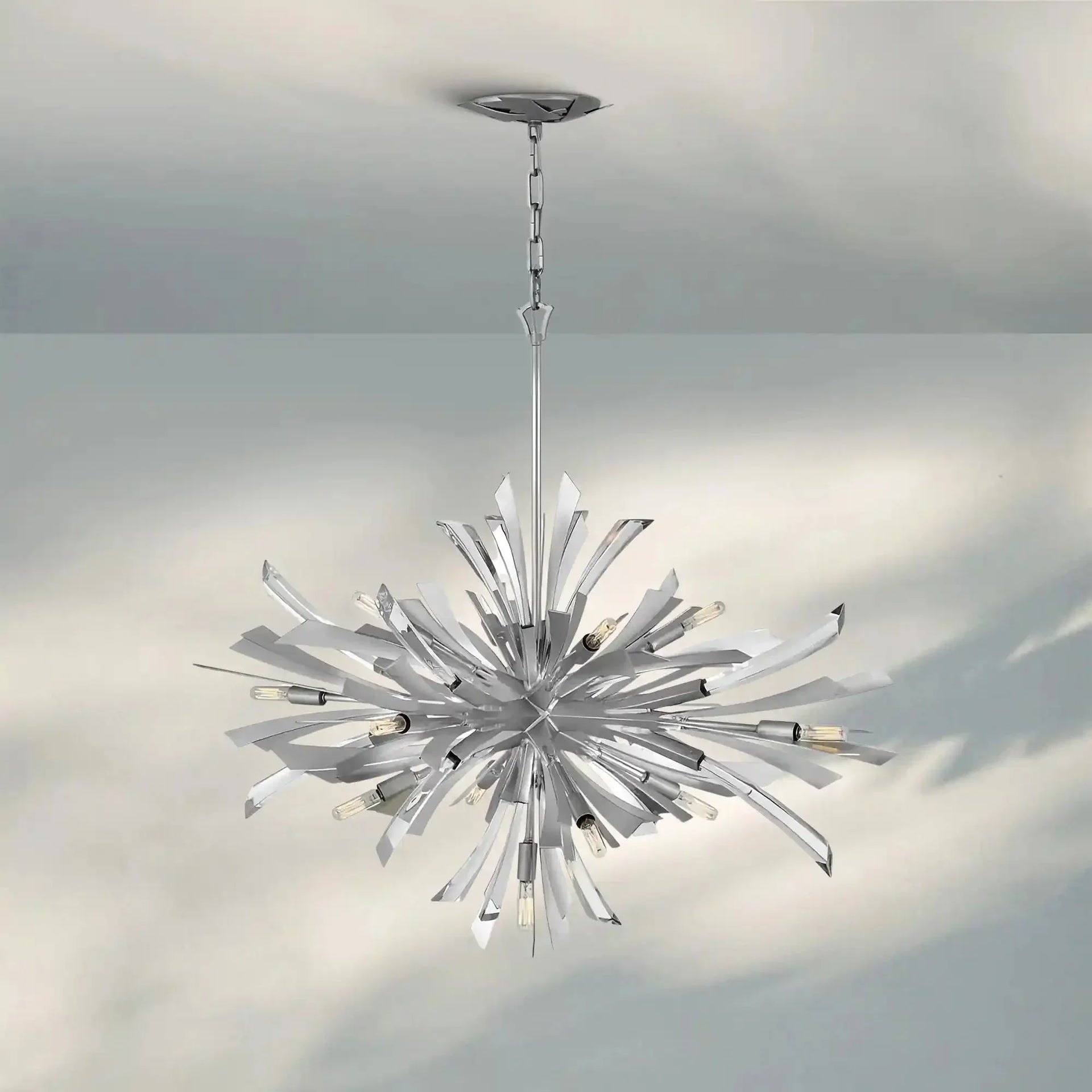 Aurora Large Single Tier Chandelier - Arialamps