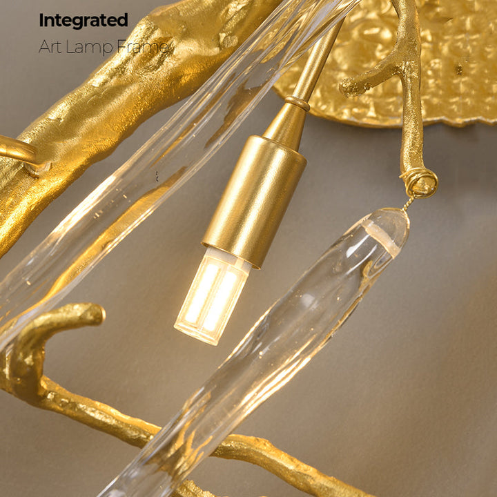 Beathe Light Luxury Crystal Branch Wall Sconce-Wall Sconce-Arialamps