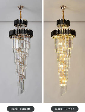 Cyrus Multiple Tier Crystal Chandelier