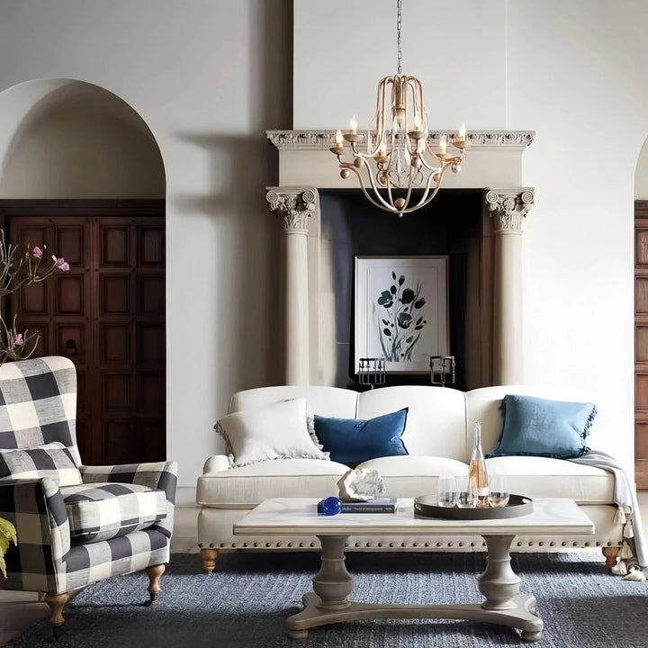 Bonitai Chandelier - Silver - Arialamps