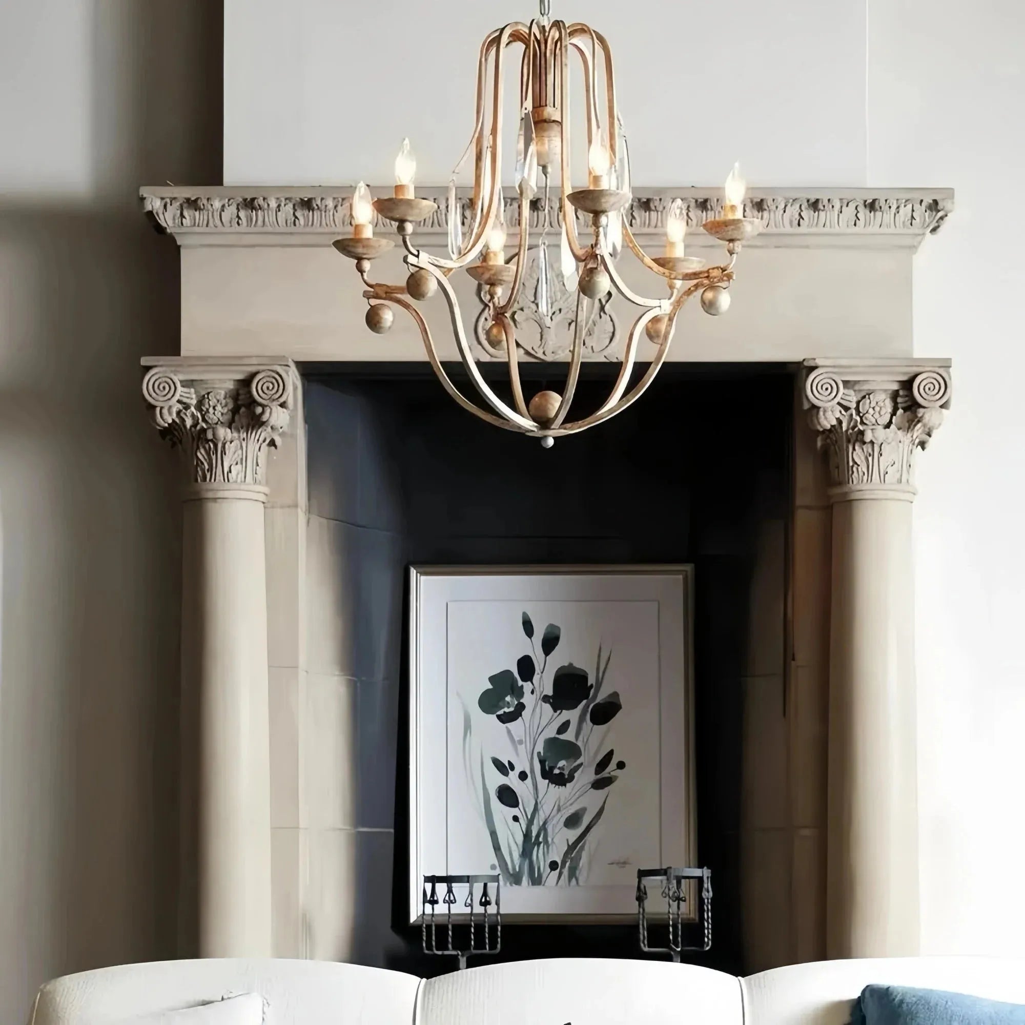 Bonitai Chandelier - Silver - Arialamps