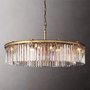 Odeon Crystal Round Chandelier 43"