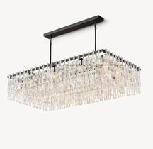 Marignan K9 Crystal Rectangular Chandelier 60"