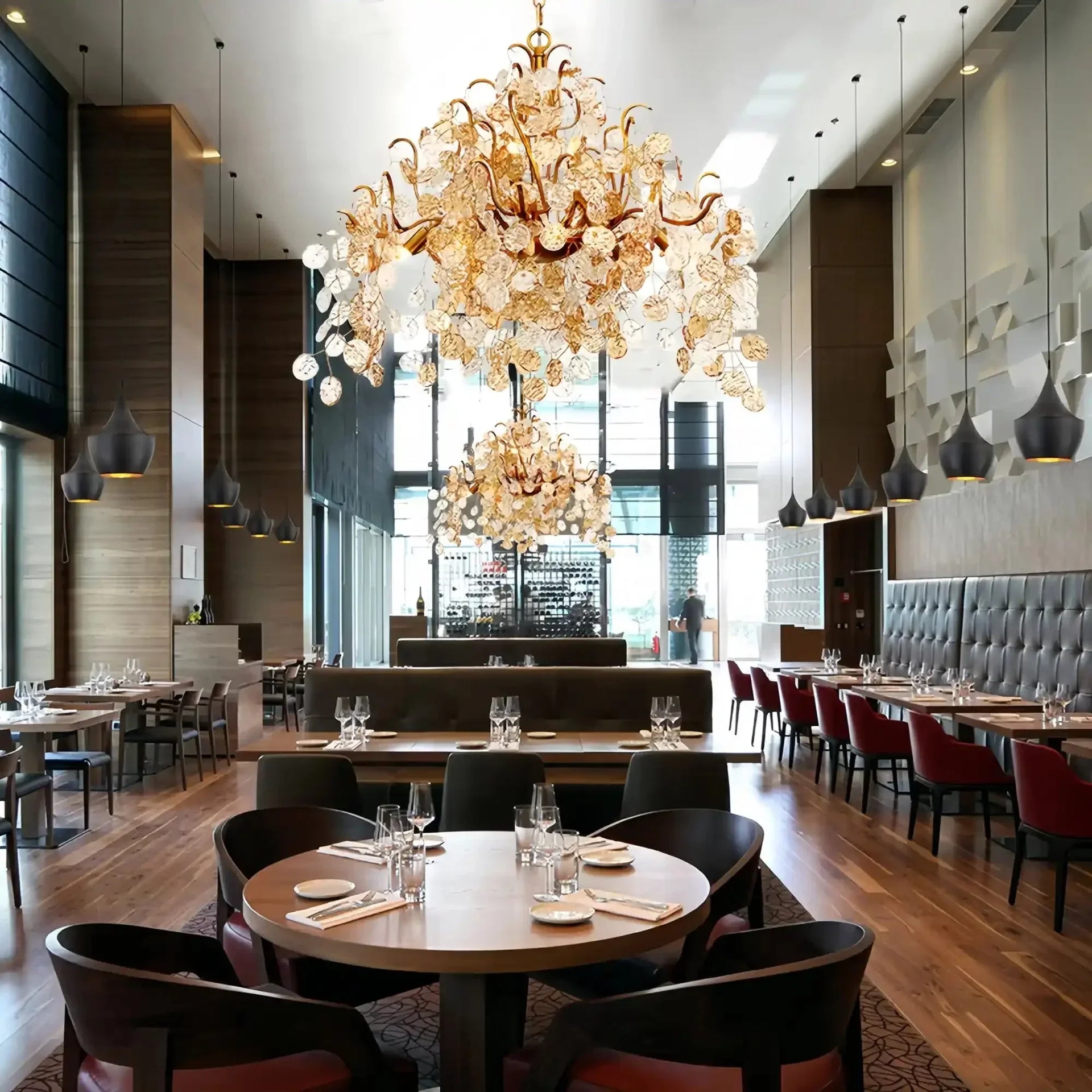 Campobasso 7 Light Flush Mount 27.25"W 14 "H - Arialamps