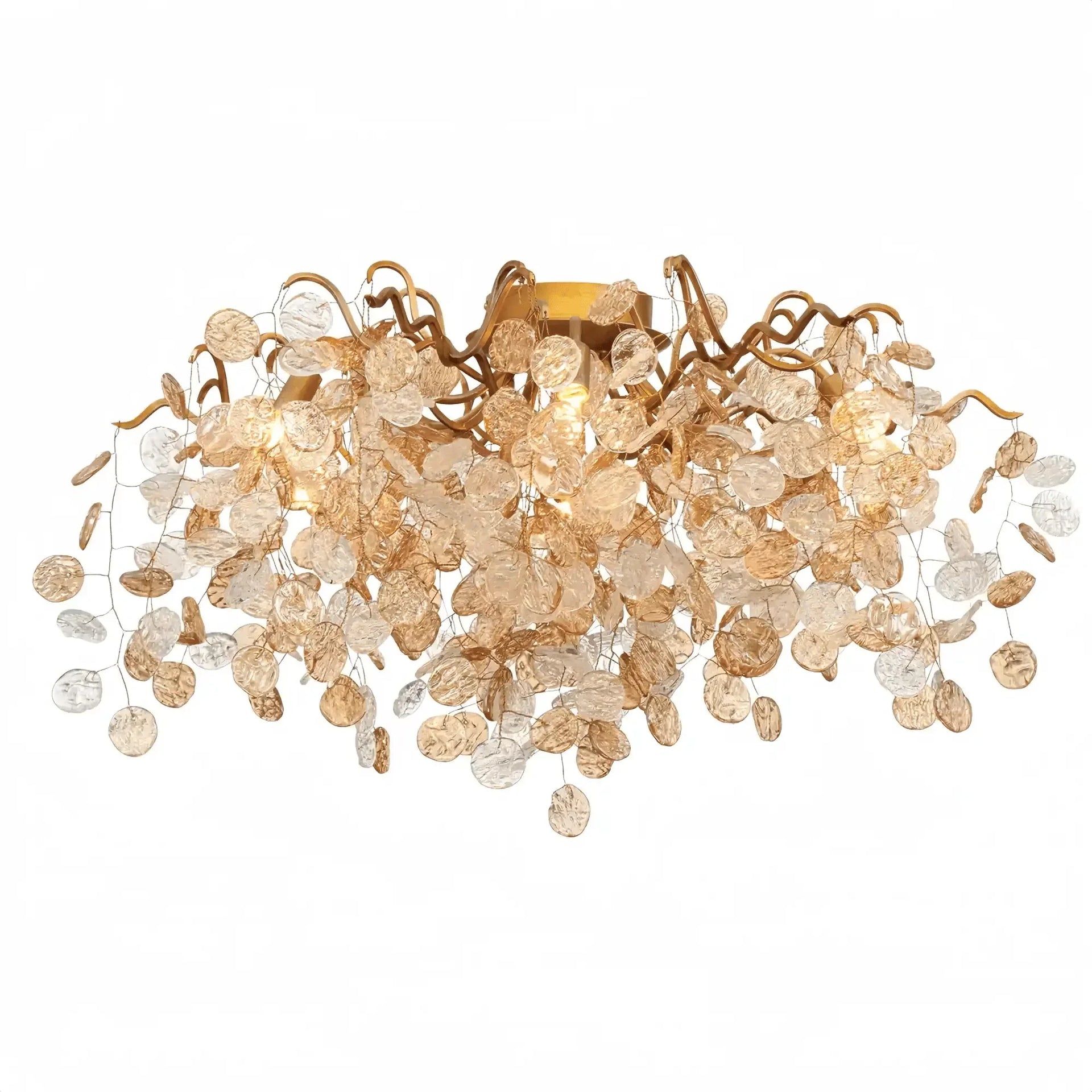 Campobasso 7 Light Flush Mount 27.25"W 14 "H - Arialamps