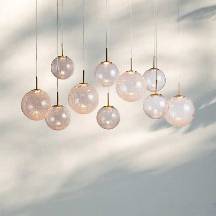 Casens Linear Chandelier 55" 65"-55''-Crackle-