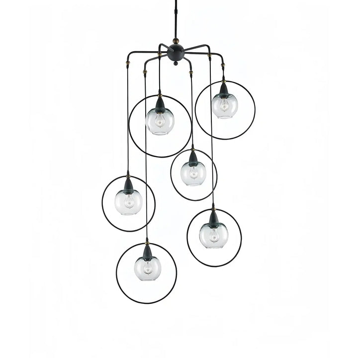 Celeste Multi - Pendant Chandelier For living room, bedroom, Foyer Entryway, Staircase - Arialamps