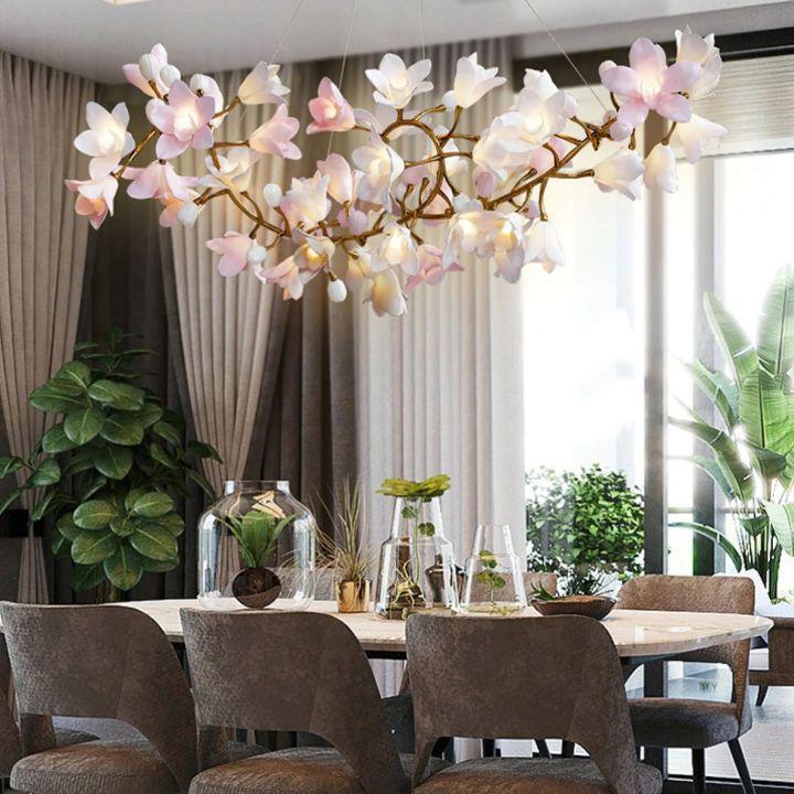 Circular Blossom Chandelier-chandeliers for dining room,chandeliers for stairways,chandeliers for foyer,chandeliers for bedrooms,chandeliers for kitchen,chandeliers for living room-L 39.4″(100cm) x W 15.7″(40cm) x H 17.7″(45cm)-Arialamps