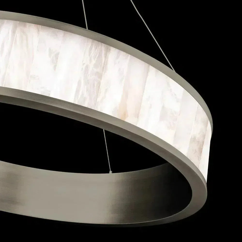 Coliseo Alabaster 28in LED Round Chandelier-chandeliers for dining room,chandeliers for stairways,chandeliers for foyer,chandeliers for bedrooms,chandeliers for kitchen,chandeliers for living room-Arialamps