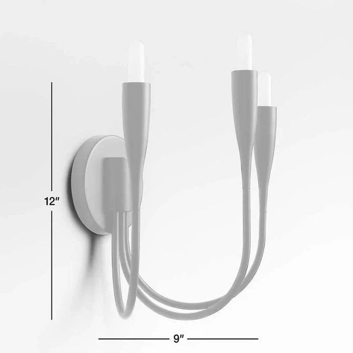 Curve Candelabra Wall Sconce - Arialamps