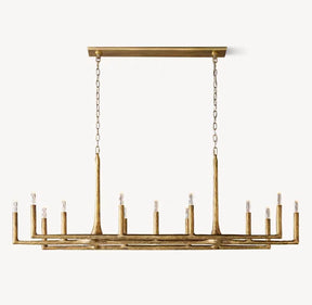 Avarital Forged Linear Chandelier 54" 72" 96" & Pendant