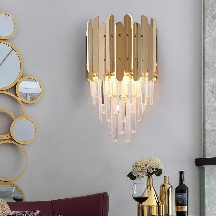 Aria April Crystal Wall Sconce