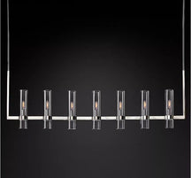 Ravelle Glass Linear Chandelier 59"