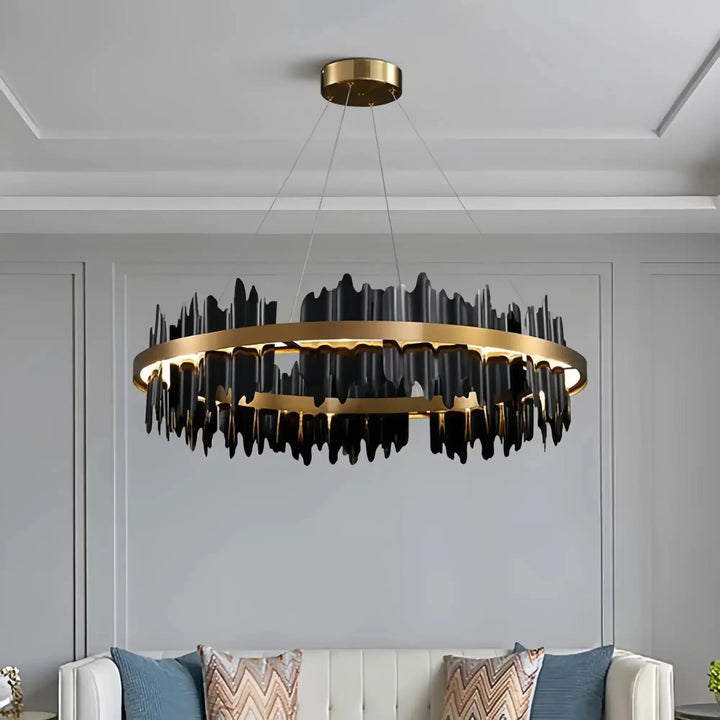 Dahlia Modern Ring Chandelier - Arialamps