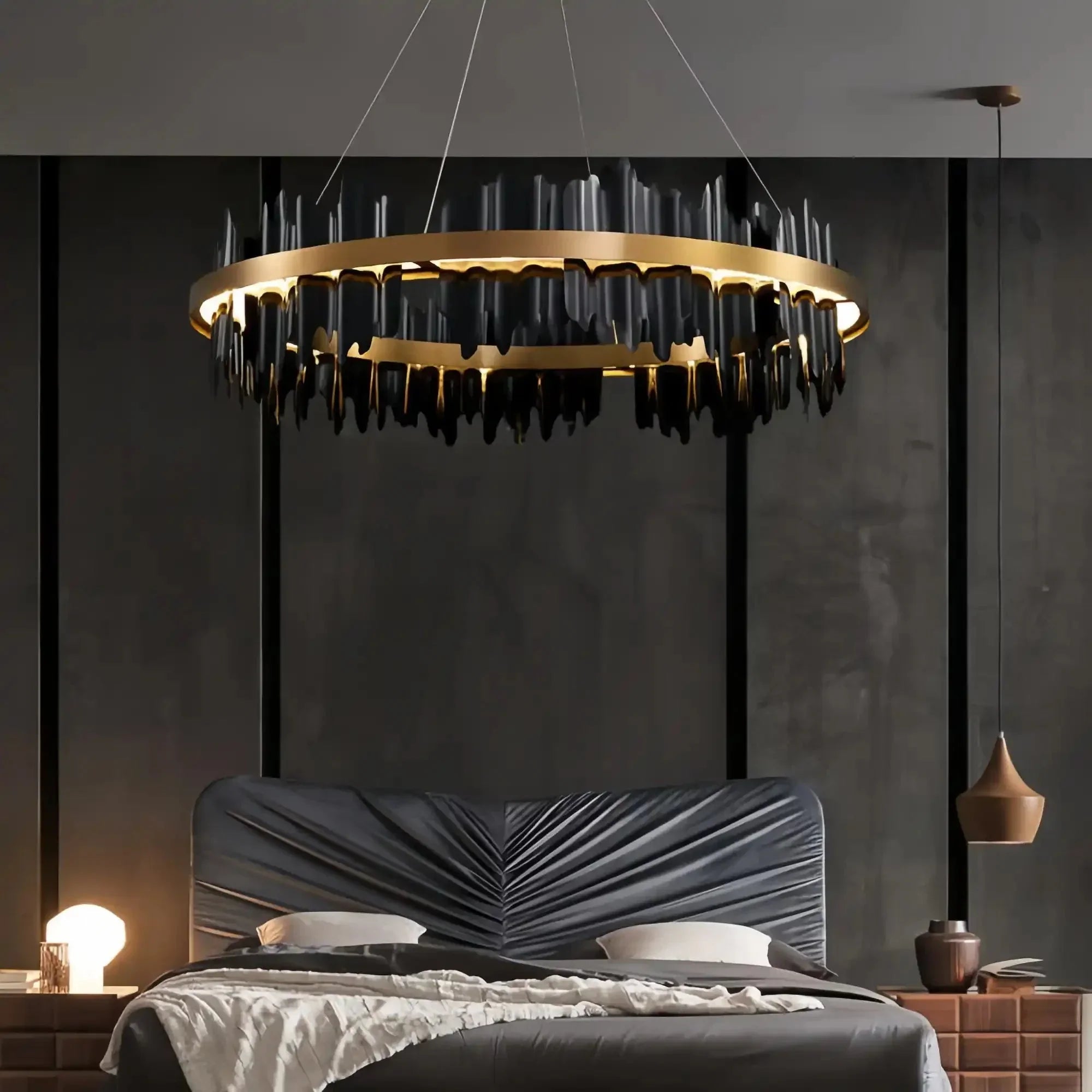 Dahlia Modern Ring Chandelier - Arialamps