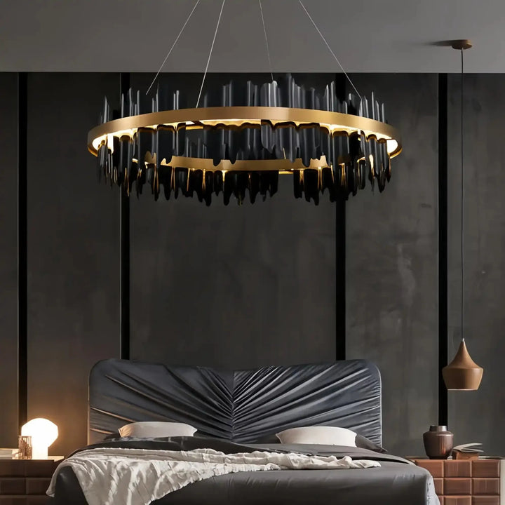 Dahlia Modern Ring Chandelier - Arialamps