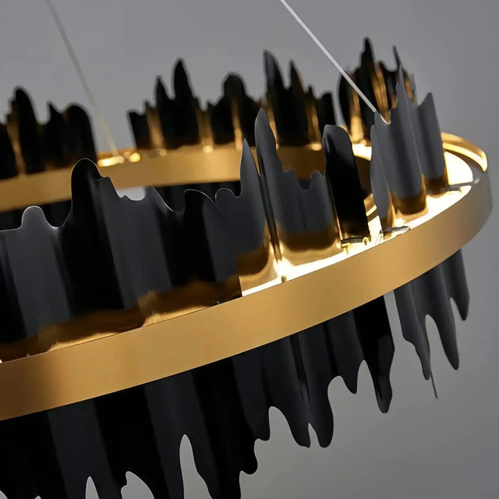 Dahlia Modern Ring Chandelier - Arialamps