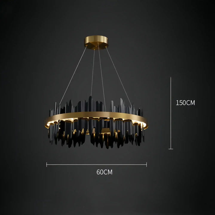 Dahlia Modern Ring Chandelier - Arialamps