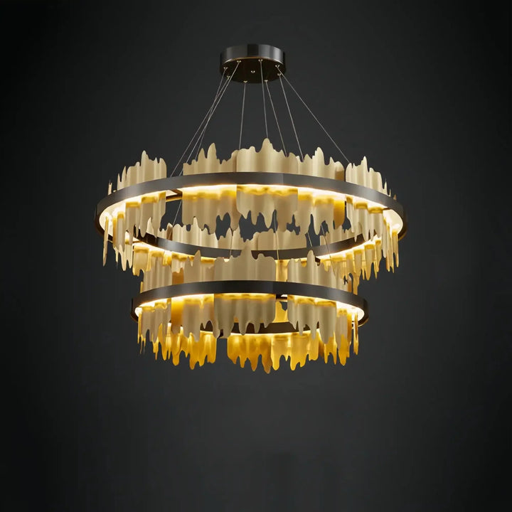 Dahlia Multiple Tier Round Chandelier - Arialamps