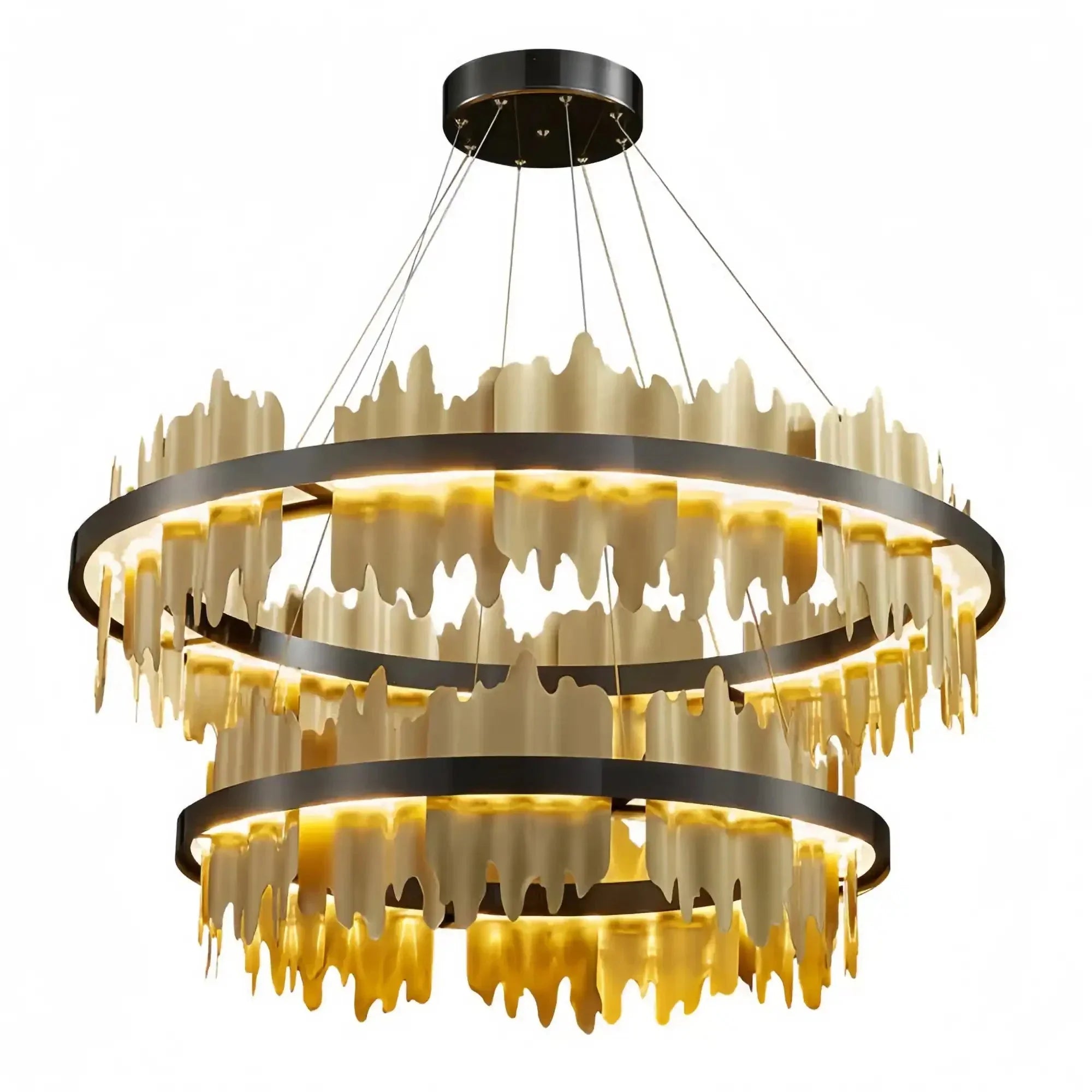 Dahlia Multiple Tier Round Chandelier - Arialamps